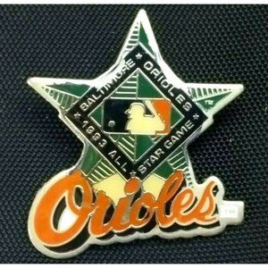 Vtg 1993 Baltimore Orioles All Star Game Lapel Pin pb25